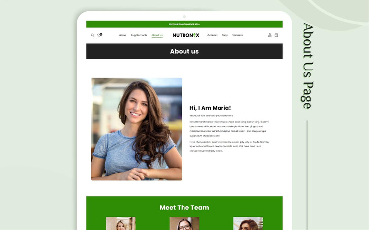 Nutronix Shopify Nutrition Theme Shopify Health Care Products Shopify Supplement shopify #321116-5