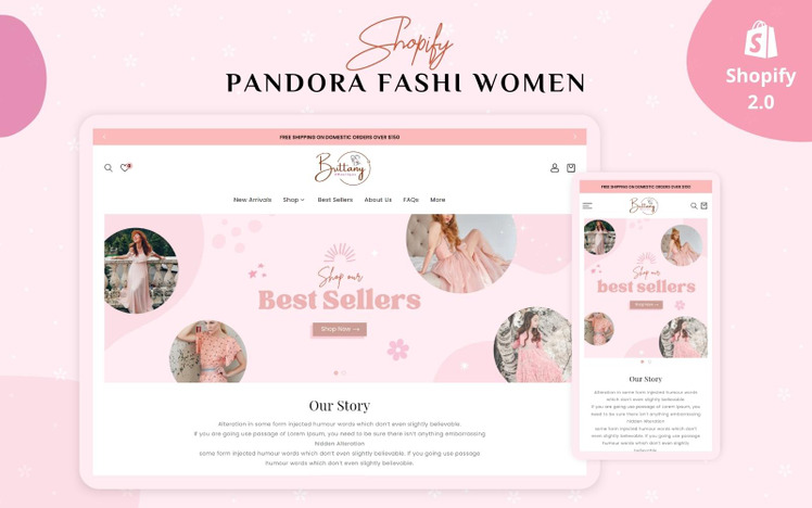 Best Shopify Fashion Theme Modern Clothing Store Shopify Themes for Clothing Shopify #293652-2