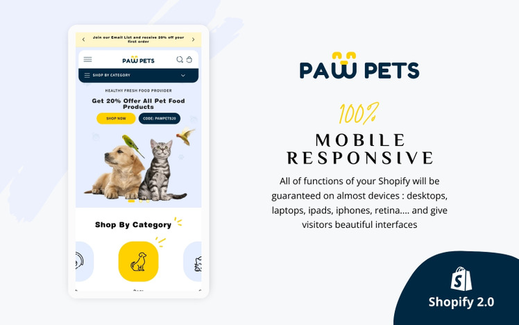 PawPets Best Shopify Pets Theme #442112-13