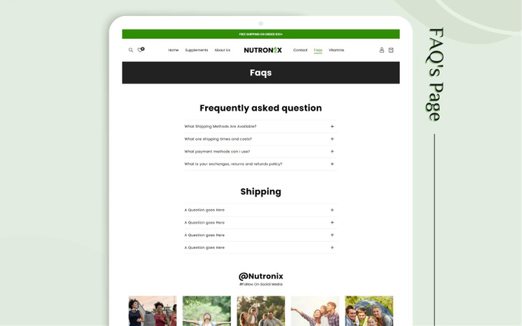 Nutronix Shopify Nutrition Theme Shopify Health Care Products Shopify Supplement shopify #321116-6