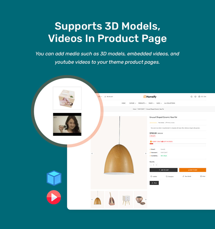 Homeify Shopify Responsive Theme for Home Decor Crafting Art #339540-14
