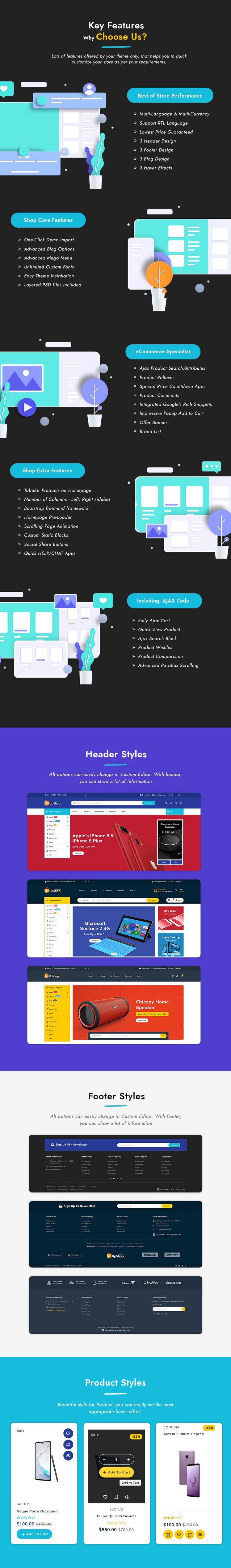 UpShop Electronics Gadgets Shopify Responsive Theme #202468-4