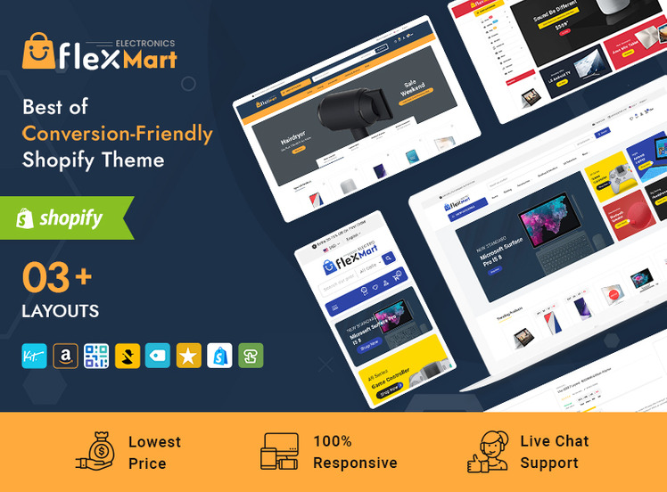 Flexmart Multipurpose Shopify Theme for Electronics Store #216146-1