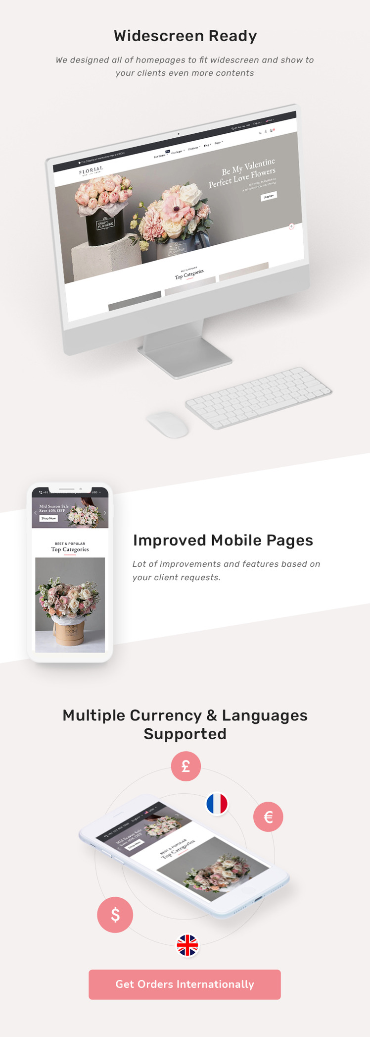 Florial Flower Decoration Shopify Responsive Theme #297219-3