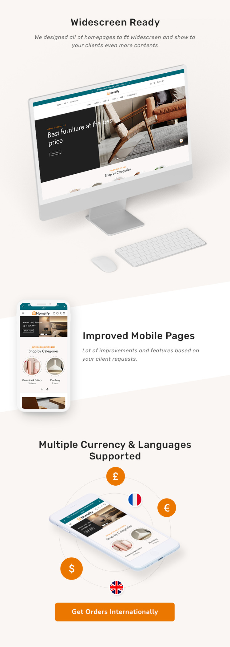 Homeify Shopify Responsive Theme for Home Decor Crafting Art #339540-3