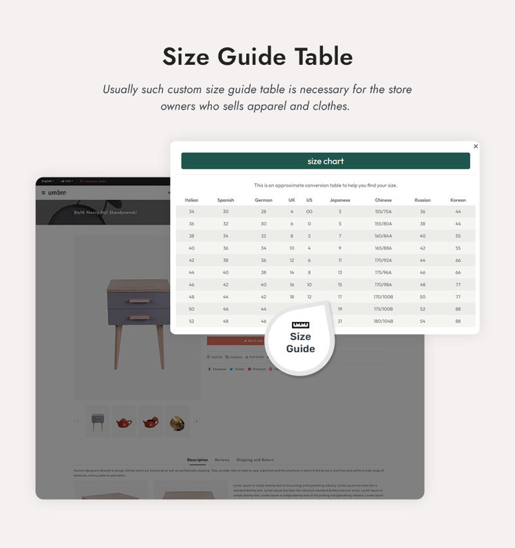 Umbro Home Decor and Interior Furniture Shopify Responsive Theme #305892-14