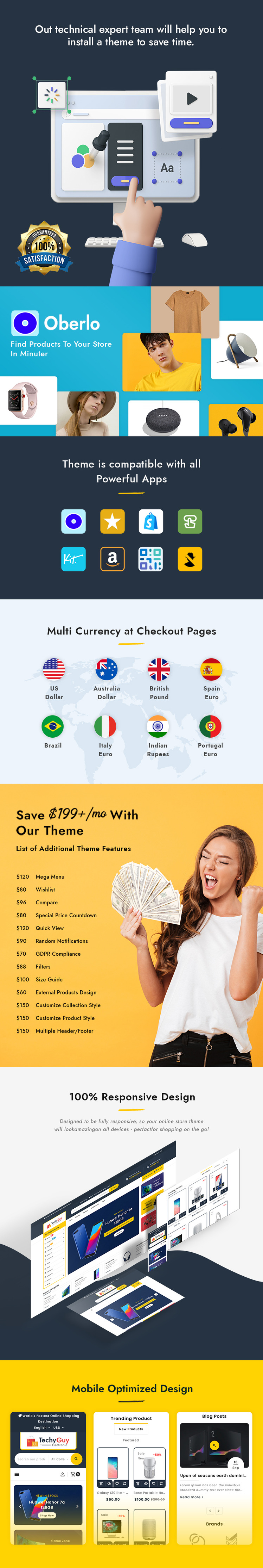 TechyGuy Electronics and Computers Multipurpose Shopify Responsive Theme #204995-3