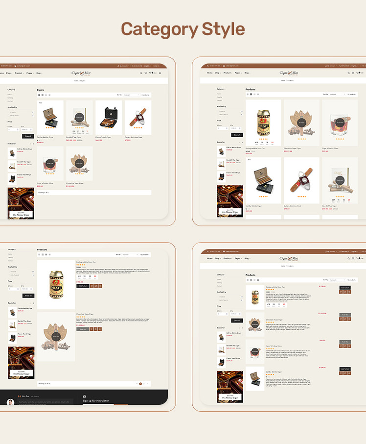 CigarMist Shopify Theme for Cigar Tobacco Stores #429131-4