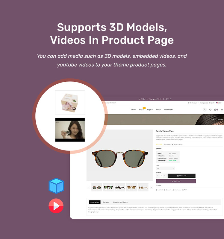 LensClass Shopify Multipurpose Theme for Goggles Sunglass Eyewear #340772-14