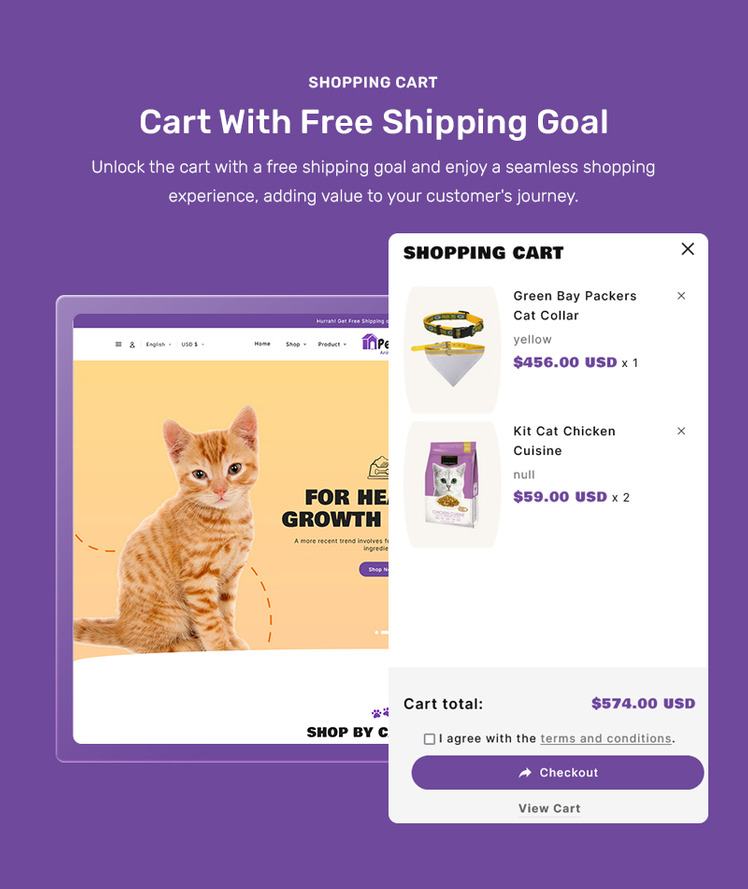 PetRoof Animal Pets Care Shopify Responsive Theme #390611-10