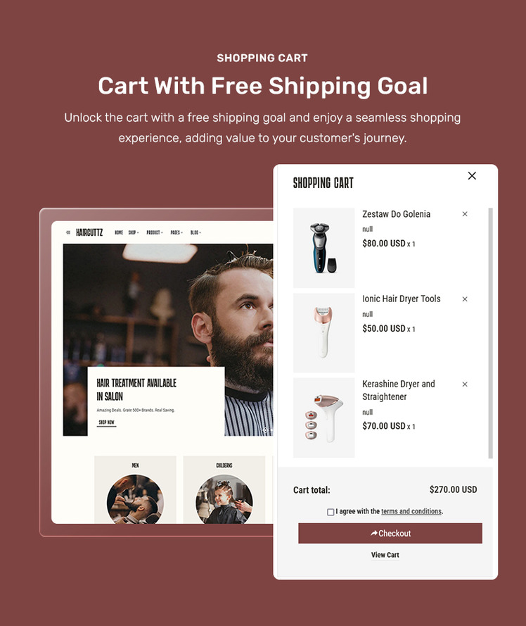 HairCuttz Modern Shopify Theme For Barber Shop Hair Beauty Saloon #382827-10