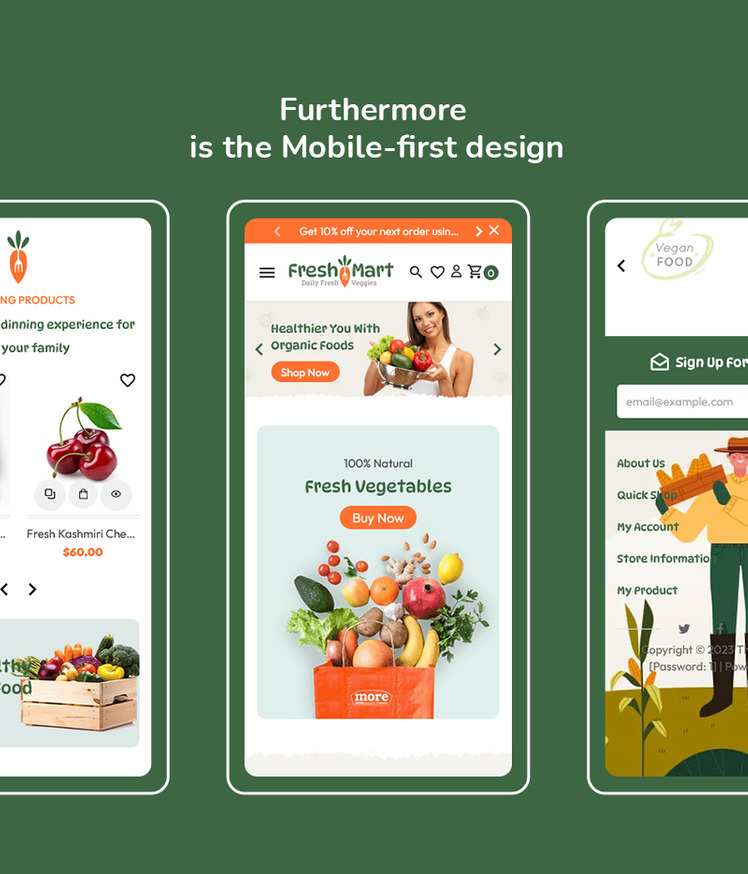 FreshMart Clean Shopify Theme For Farmers Organics Veggie Grocery Supermarkets #379880-7