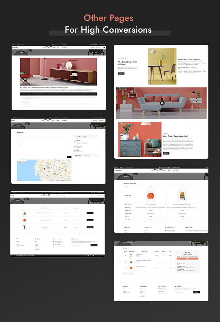 Umbro Home Decor and Interior Furniture Shopify Responsive Theme #305892-18