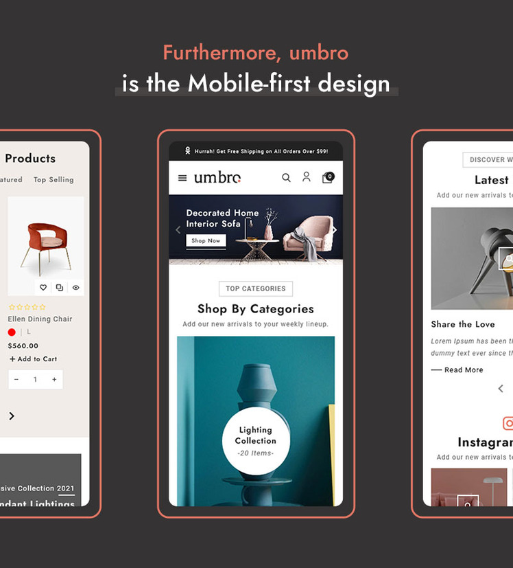 Umbro Home Decor and Interior Furniture Shopify Responsive Theme #305892-7