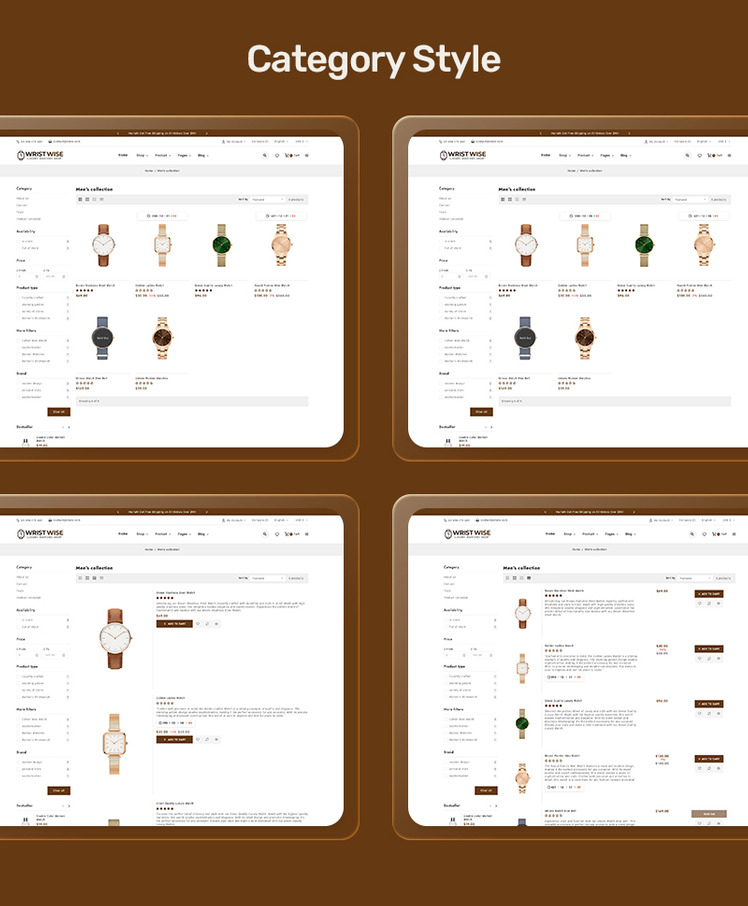 WristWise Watches Accessories Shopify Theme #385252-5