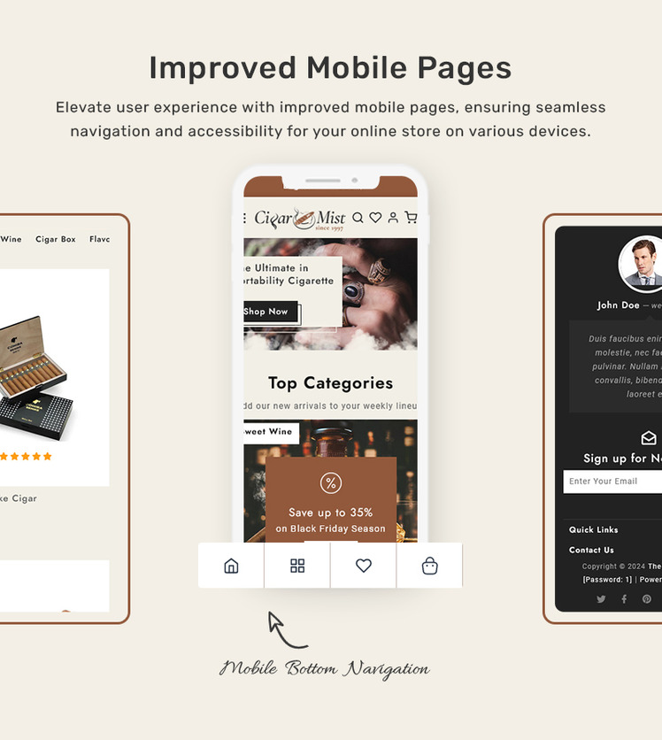 CigarMist Shopify Theme for Cigar Tobacco Stores #429131-13