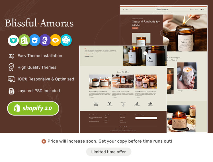 Blissful Amoras Minimal Shopify Multipurpose Responsive Theme #368677-1