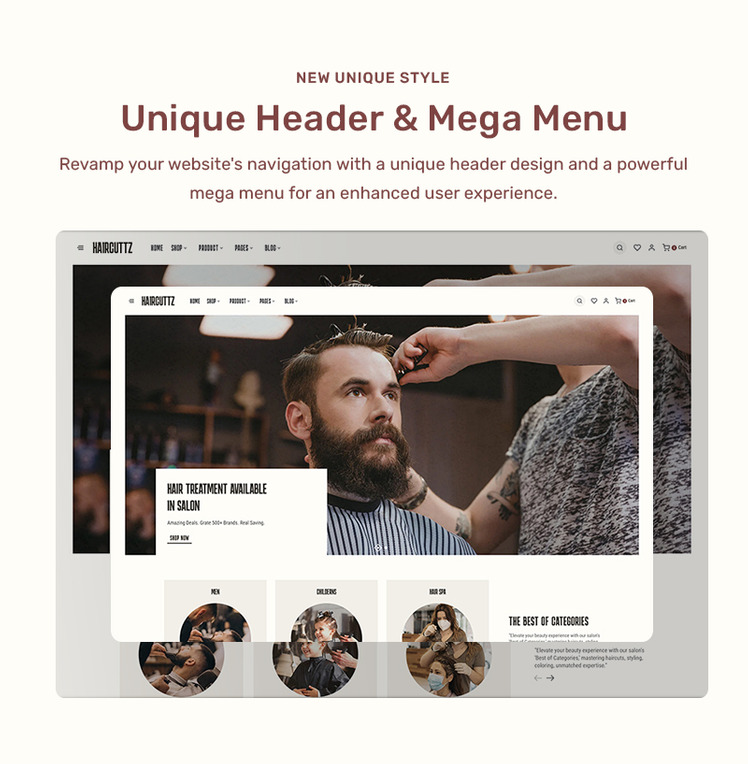 HairCuttz Modern Shopify Theme For Barber Shop Hair Beauty Saloon #382827-9