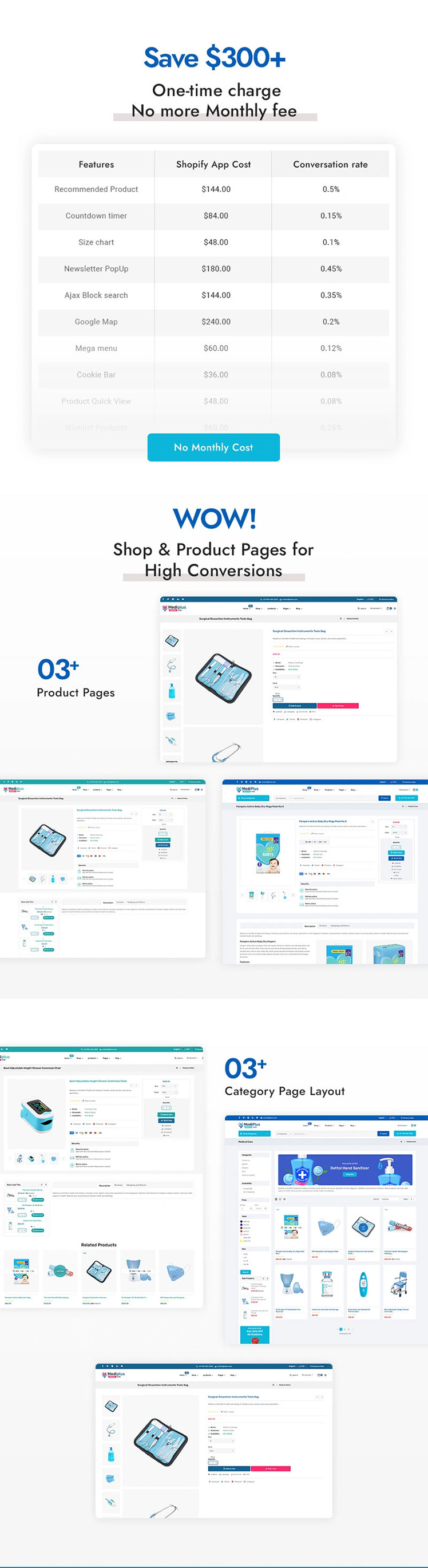 MediPlus A Medical Equipment Store Shopify OS Theme #266491-4