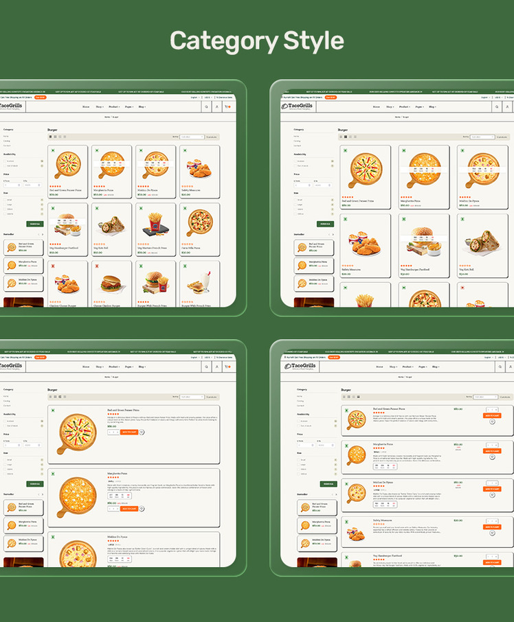 TacoGrills Shopify Theme for Burger Pizza FastFood Stores #408503-5