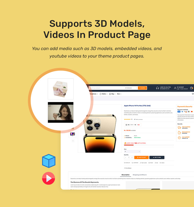 Gadgetly Electronics Gadgets Marketplace Store for Shopify OS Theme #298377-14