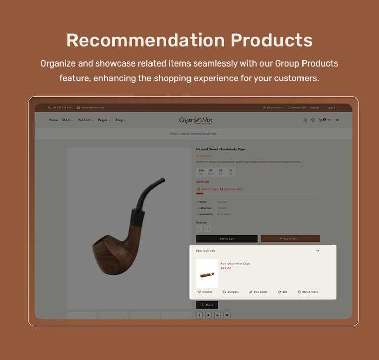 CigarMist Shopify Theme for Cigar Tobacco Stores #429131-12