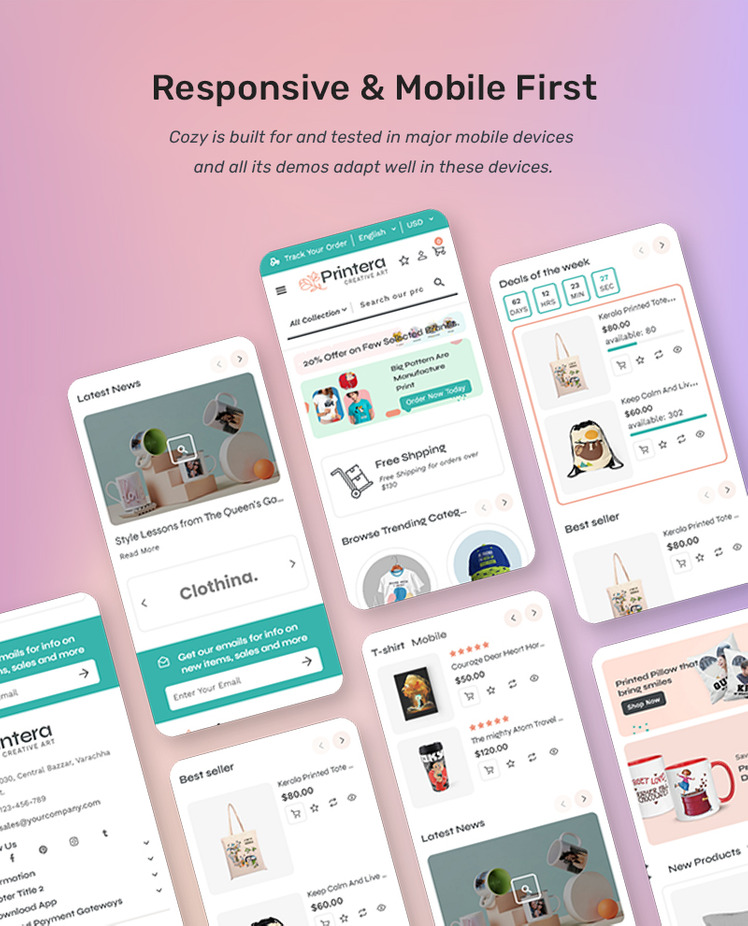 Printera Printing Company Design Shopify Theme #337902-8