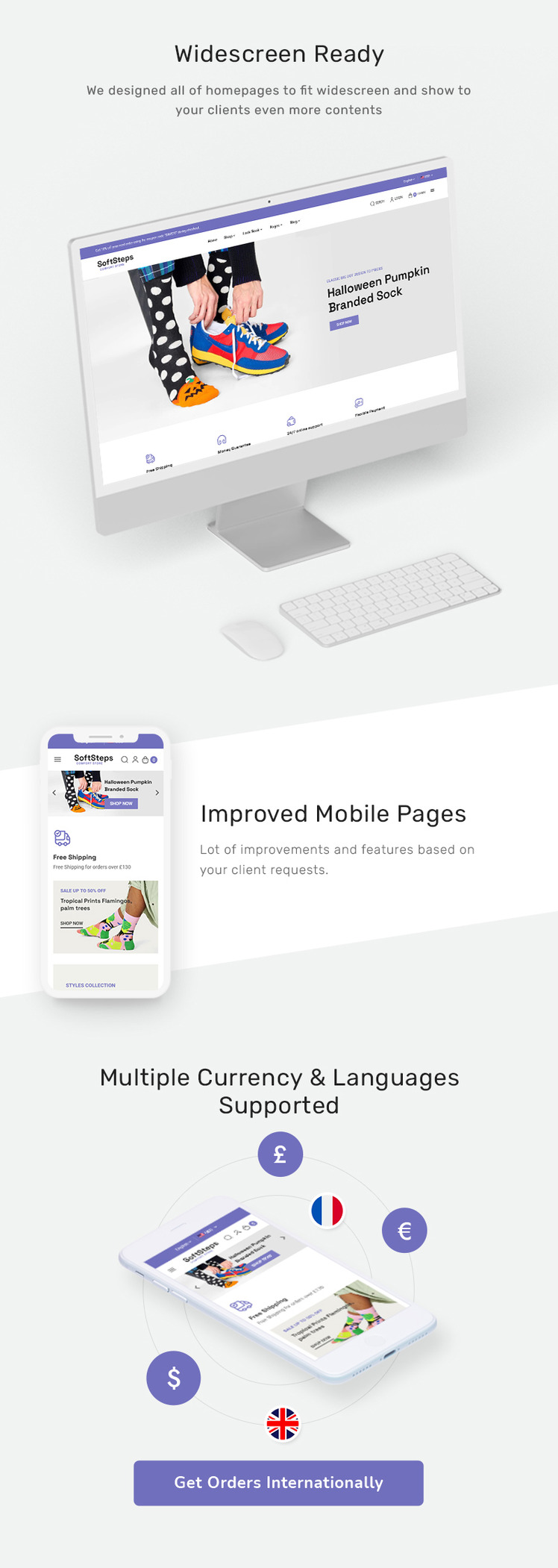 SoftSteps Minimal Shopify theme for Socks Fashion Accessories #373178-3