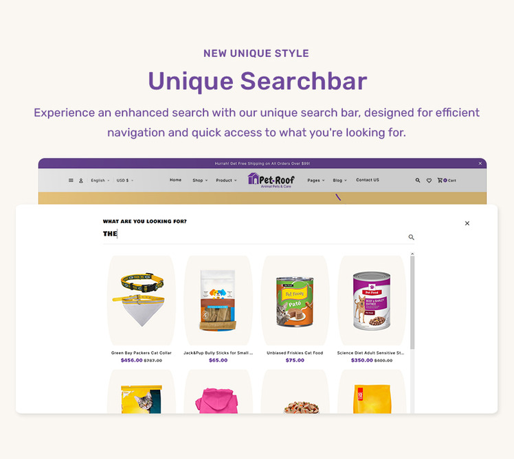 PetRoof Animal Pets Care Shopify Responsive Theme #390611-11