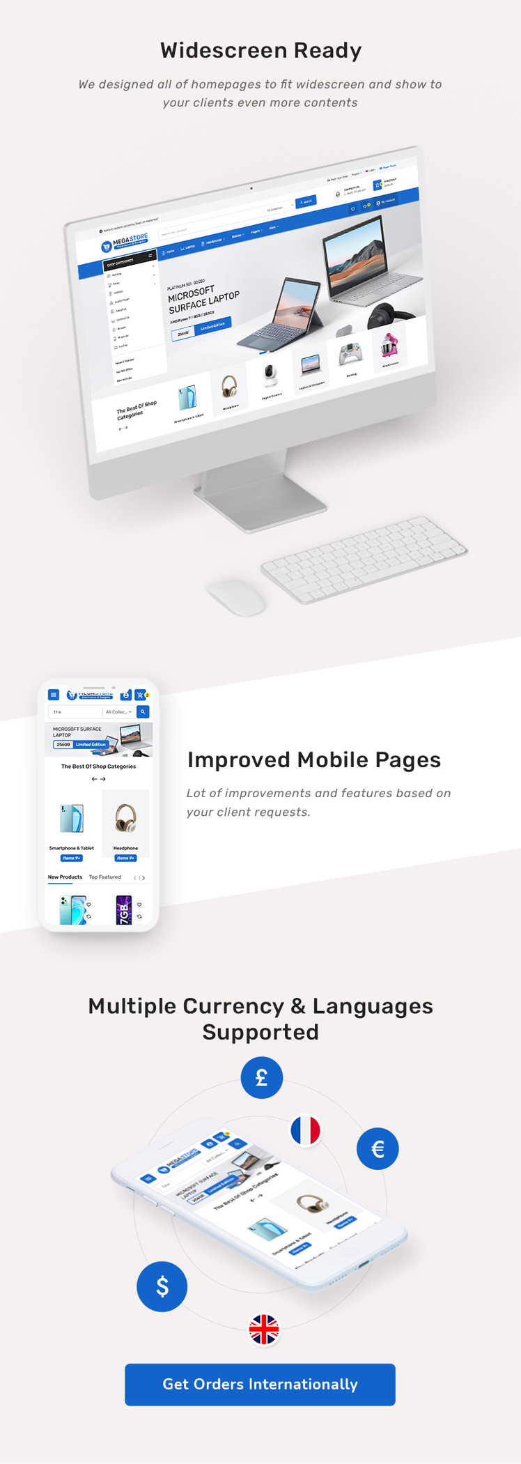 Megastore Electronics Gadgets Marketplace Store for Shopify OS #300461-3