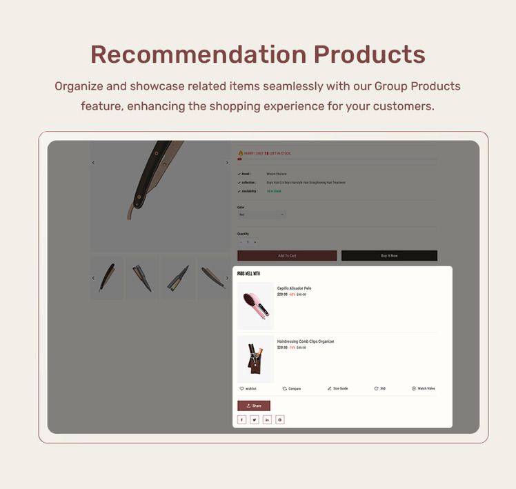 HairCuttz Modern Shopify Theme For Barber Shop Hair Beauty Saloon #382827-12