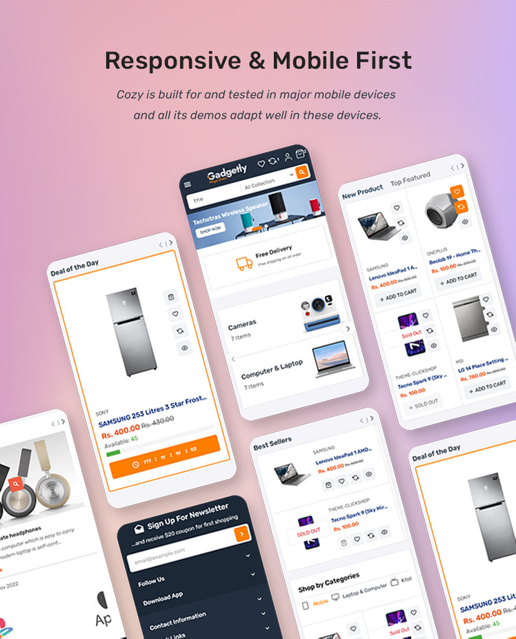Gadgetly Electronics Gadgets Marketplace Store for Shopify OS Theme #298377-7