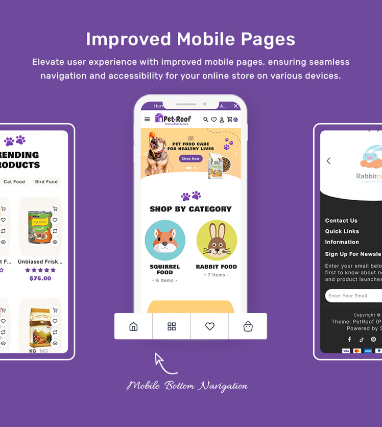 PetRoof Animal Pets Care Shopify Responsive Theme #390611-14