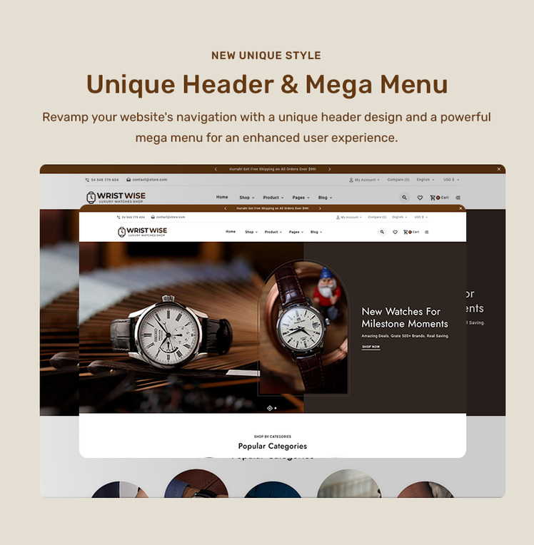 WristWise Watches Accessories Shopify Theme #385252-9