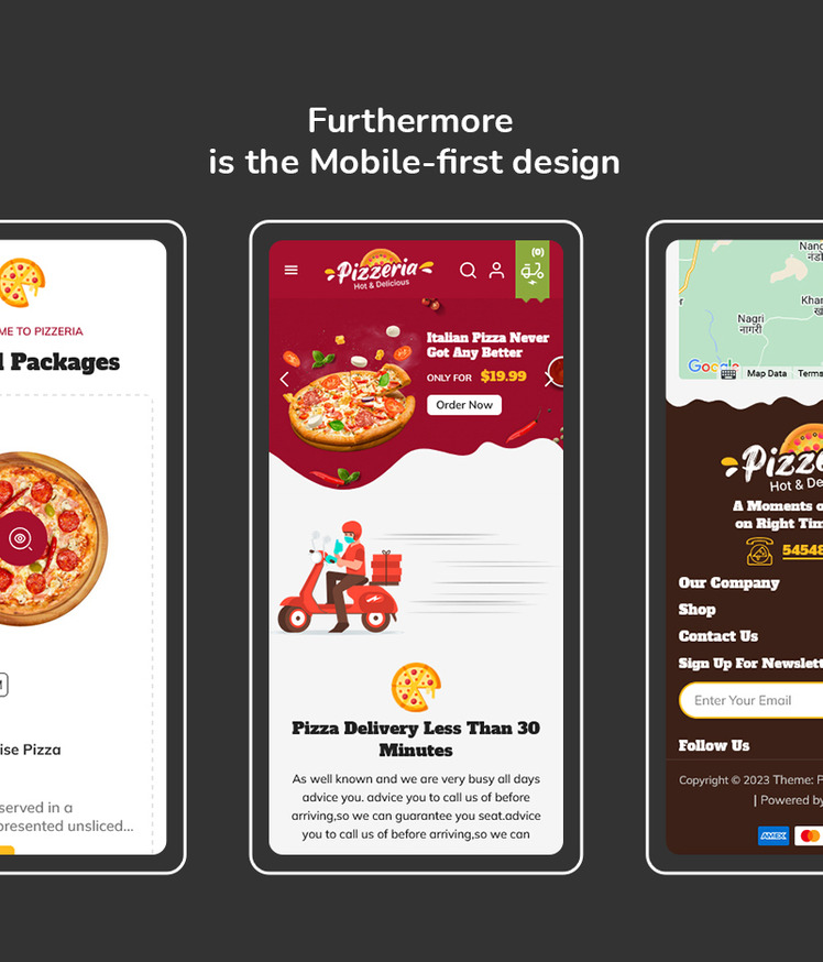 Pizzeria Shopify Theme for Pizza Fast Food Restaurant Cafes #346339-7