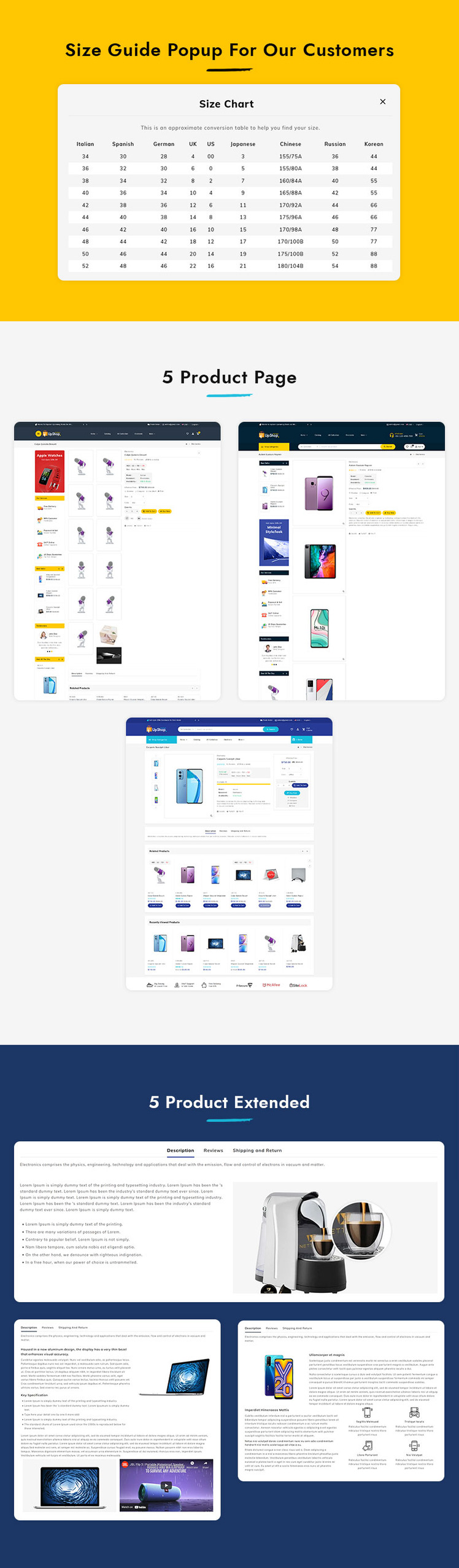 UpShop Electronics Gadgets Shopify Responsive Theme #202468-7