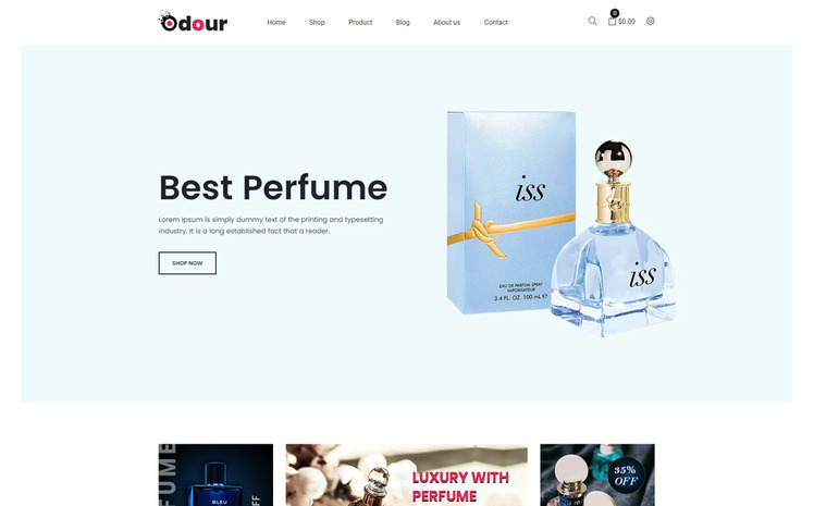Odour Perfume Store Shopify Theme #189525