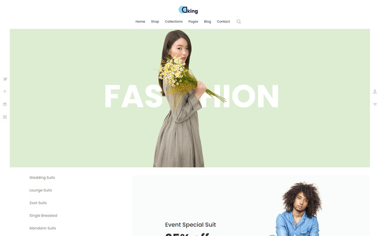 Dking Multipurpose eCommerce Shopify Theme #189524