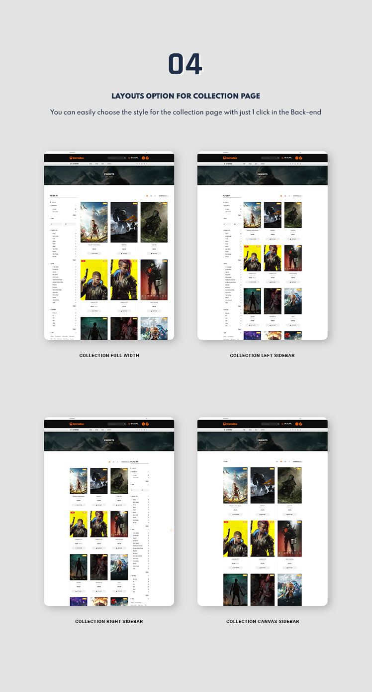 Gamebox Game Movie Store Shopify Theme #254227-8