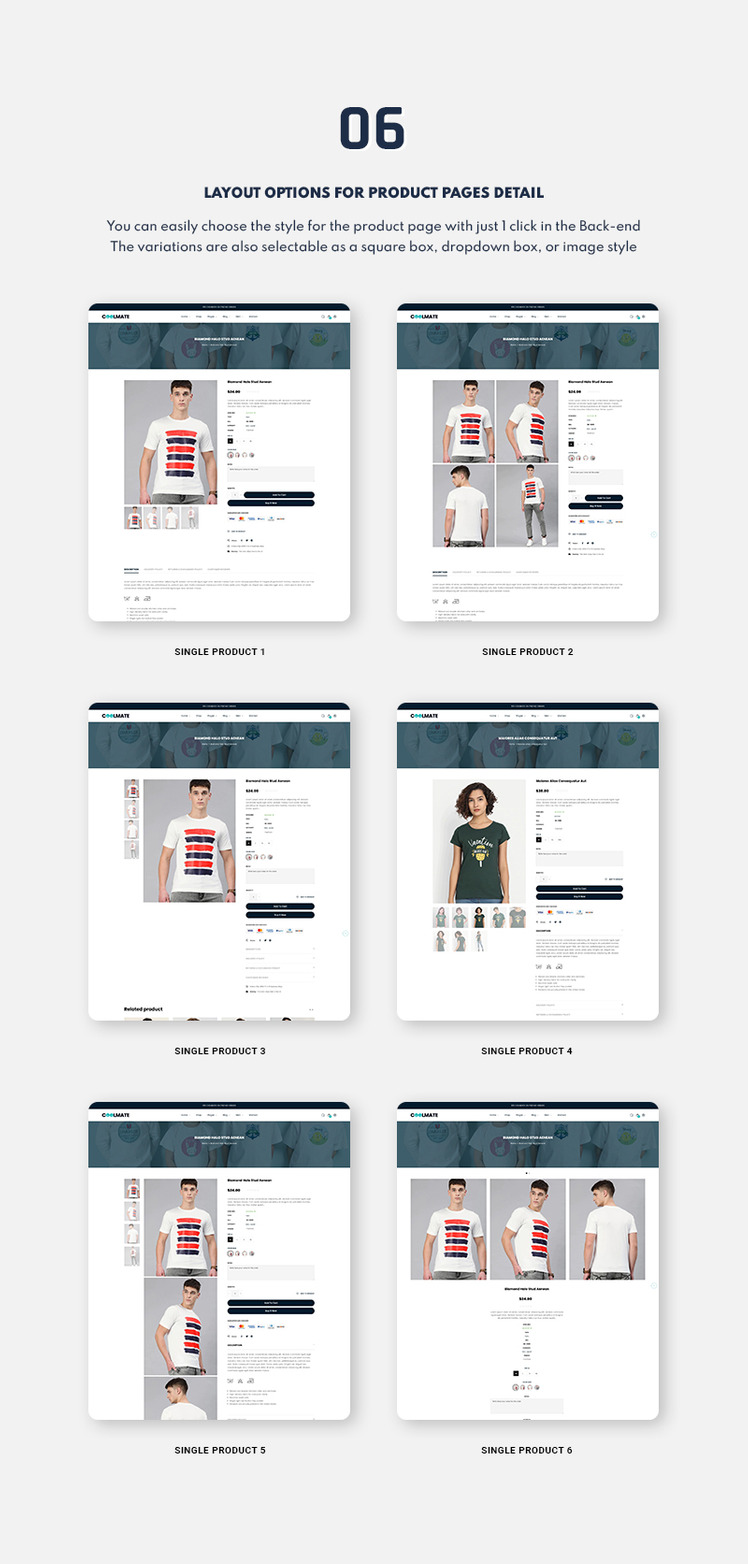 Coolmate Fashion POD T Shirt Store Shopify Theme #252070-6