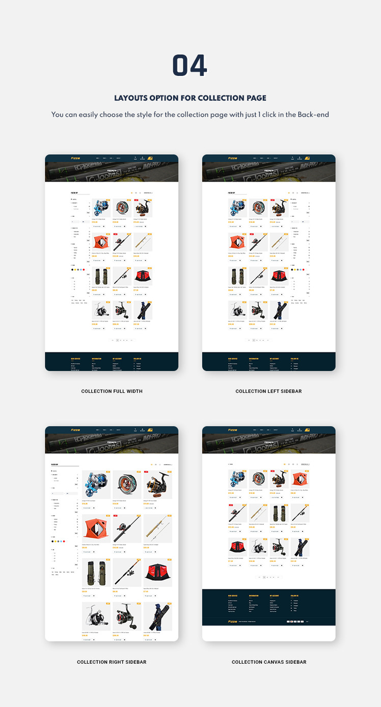 Fizzie Fishing Gears Store Shopify Theme #248272-8
