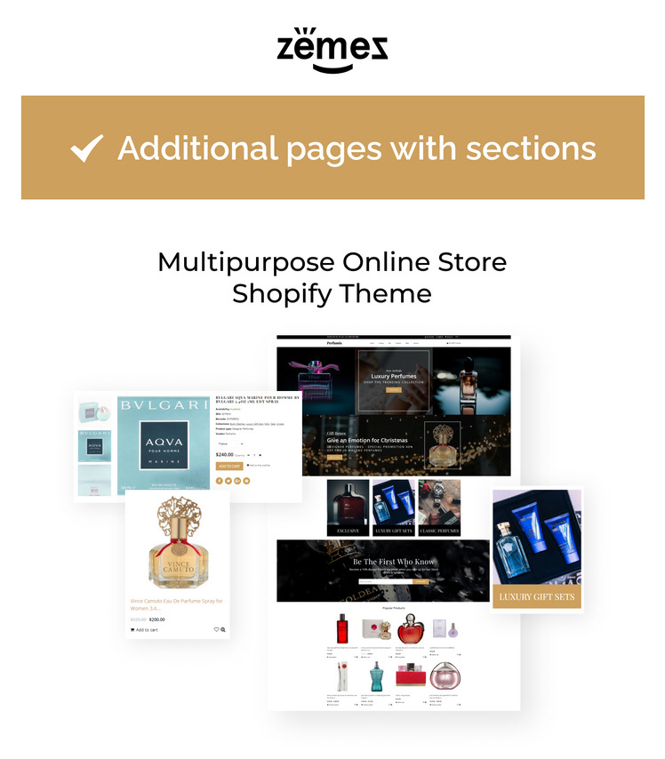 Perfumis Perfume Responsive Luxury Shopify Theme #76331-1