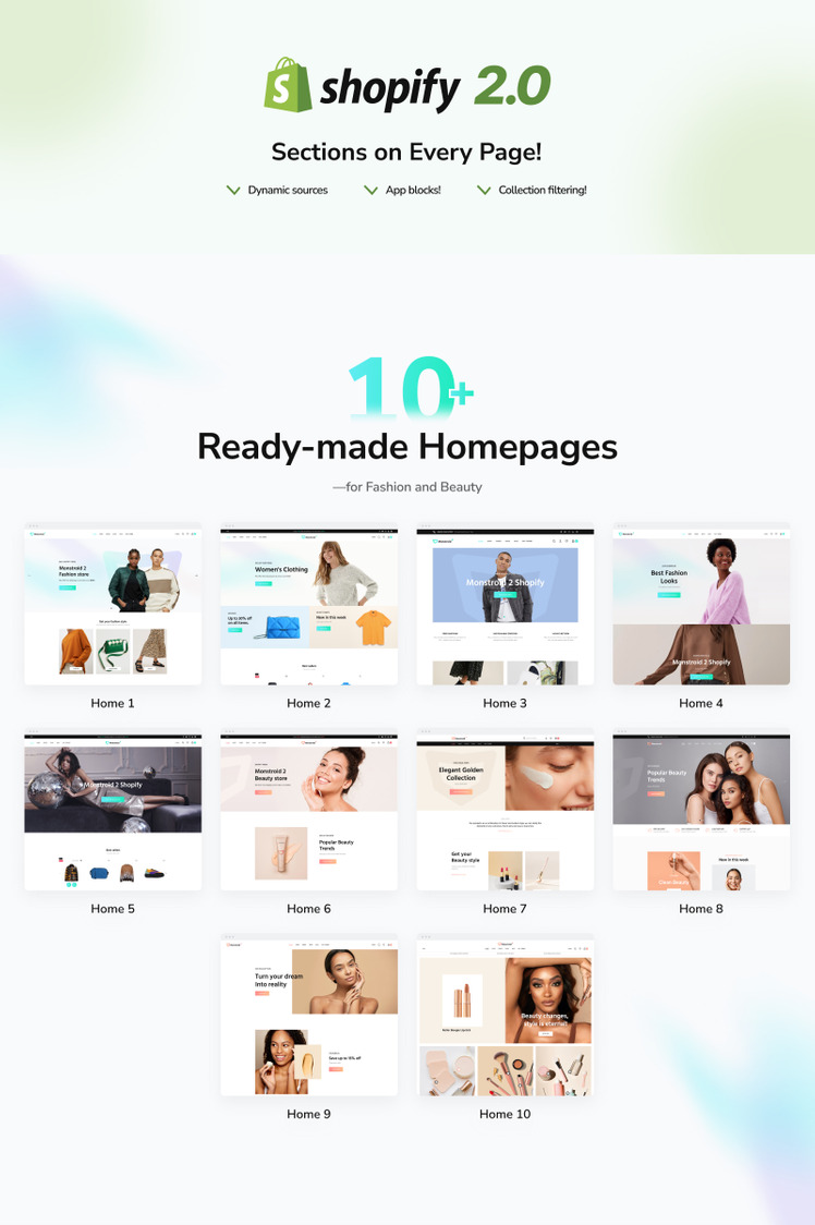 Monstroid Multipurpose Shopify Sections Minimal Theme #217344-2