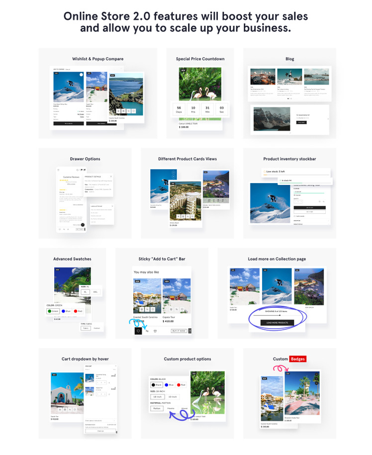 Wanderlust Ventures Travel Shopify Online Store Theme #53571-3