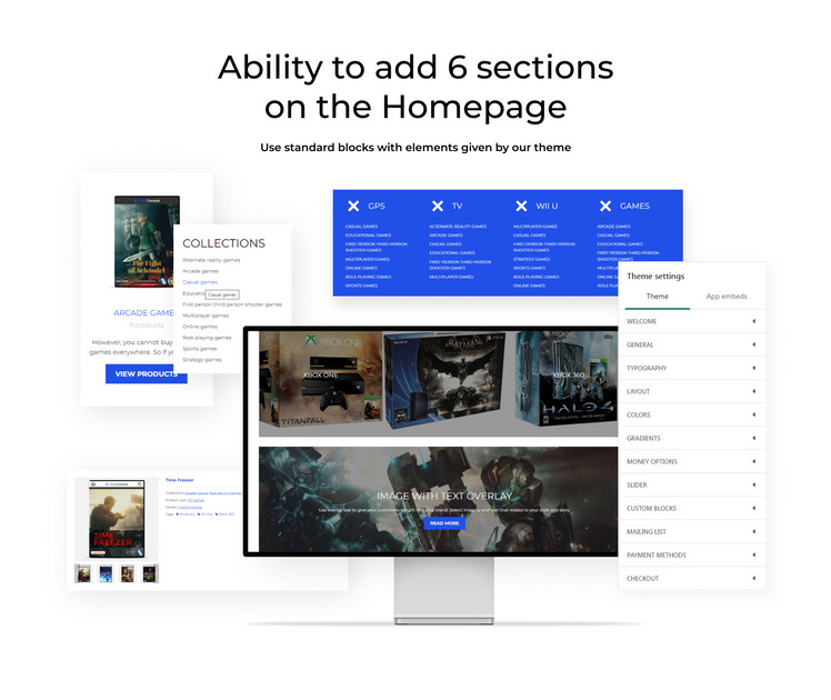 Game Console Bright Gaming Shopify Theme #68118-2