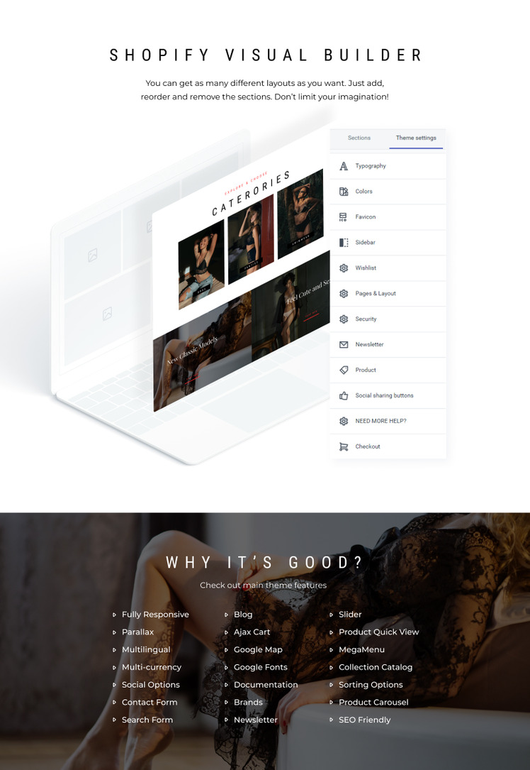 Under Wear Lingerie Store Shopify Theme #85219-2