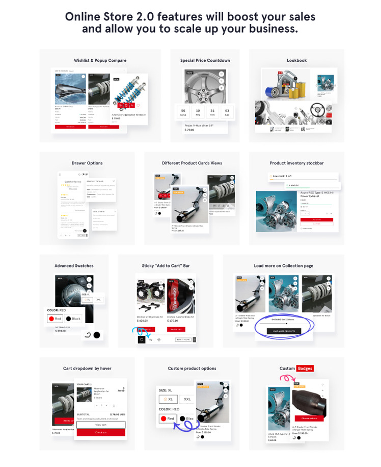 Driveline Depot Auto Spare Parts Responsive Shopify Online Store Theme #47703-3