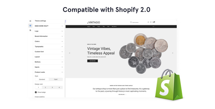 Vintagio Antique Shop Clean Online Store Shopify Theme #79860-2