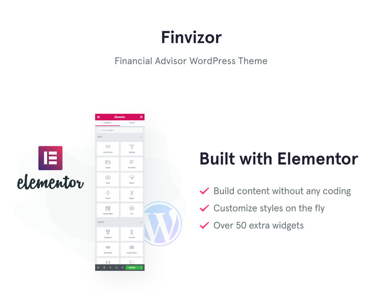 FinVizor - WordPress Theme for Financial Advisor #66066