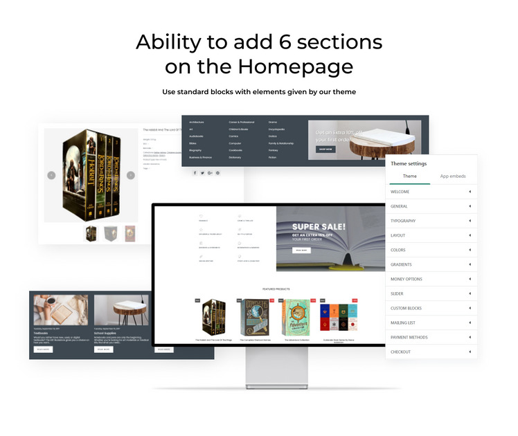 Books Responsive Shopify Theme #64927-2